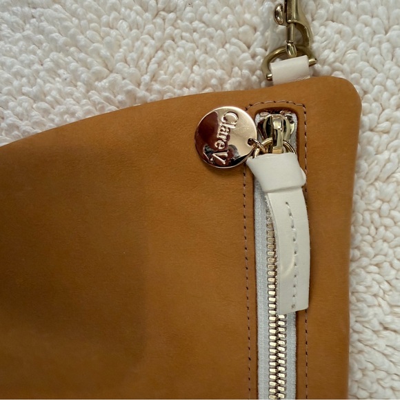 Clare V Chic Mustard Yellow suede Grande Fanny Crossbody Bag - Picture 2 of 4